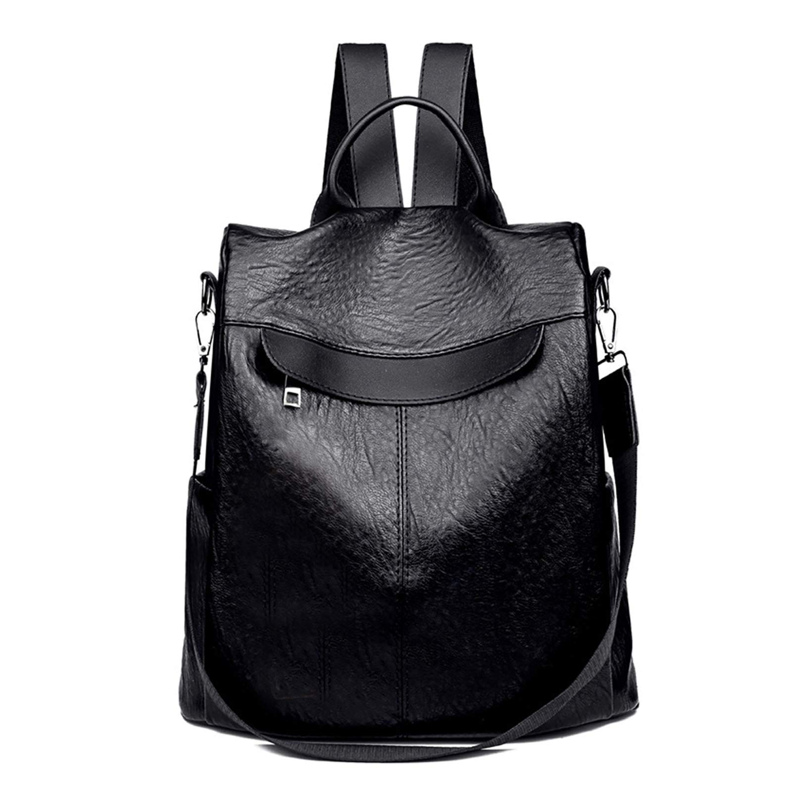 FANDARE Ladies Backpack Women Shoulder Commuter Handbag Waterproof Girls School Bag Casual Daypacks Lightweight Rucksack for Outdoor Travel School Campus Shopping Sport Durable Black