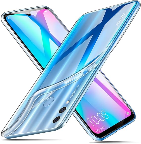 Finemoco Huawei P Smart 2019 Hülle,Silikon Transparent ...