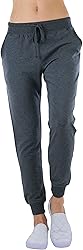 ToBeInStyle Women's Solid Print French Terry Jogger