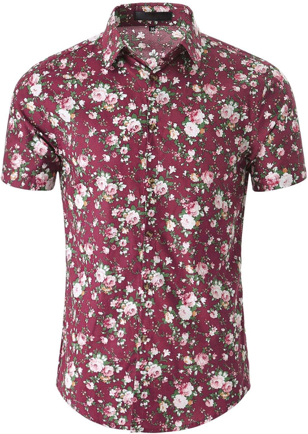 polo floral button down