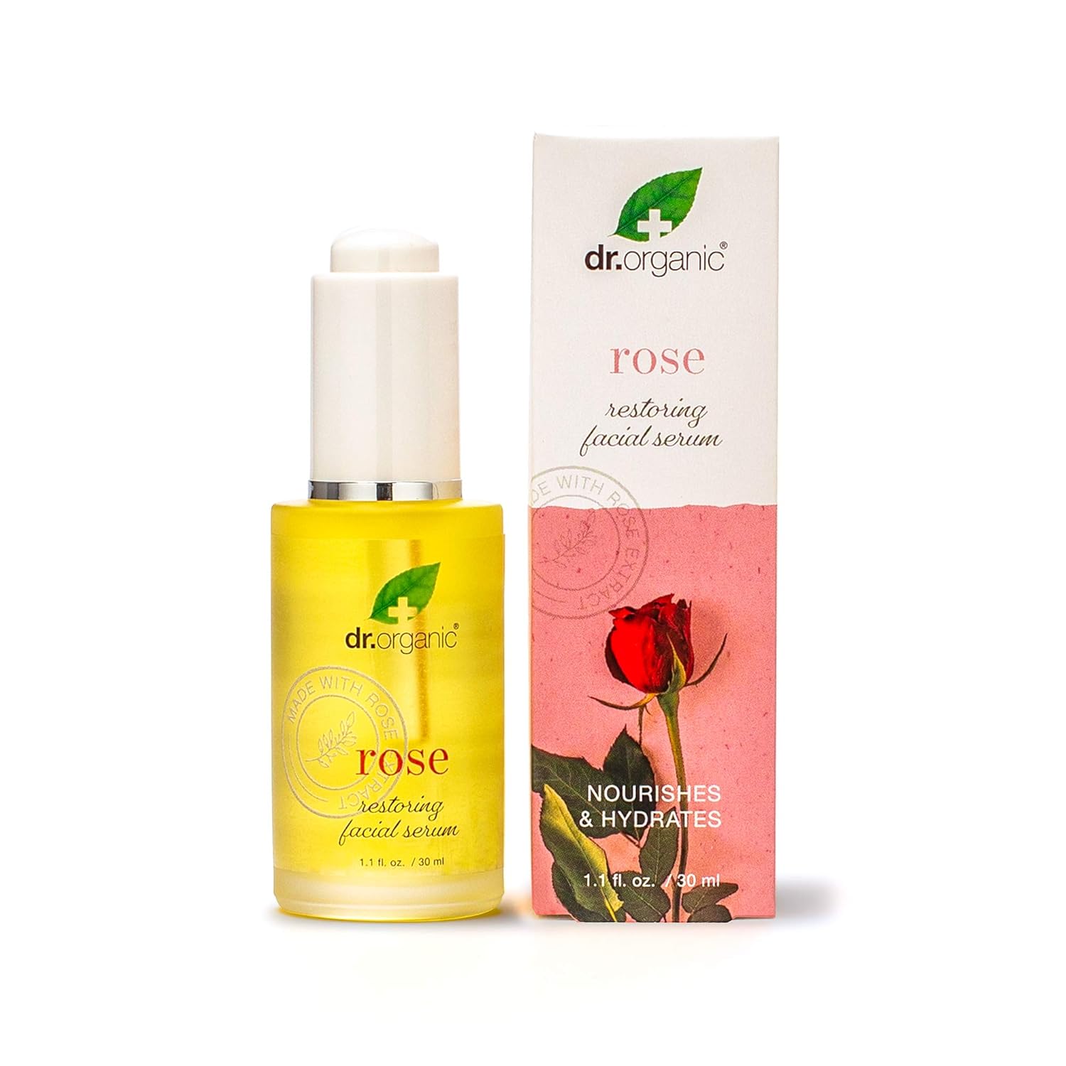 Dr. Organic Dr.Organic Rose Face Oil Serum, 1.1 fl Ounce