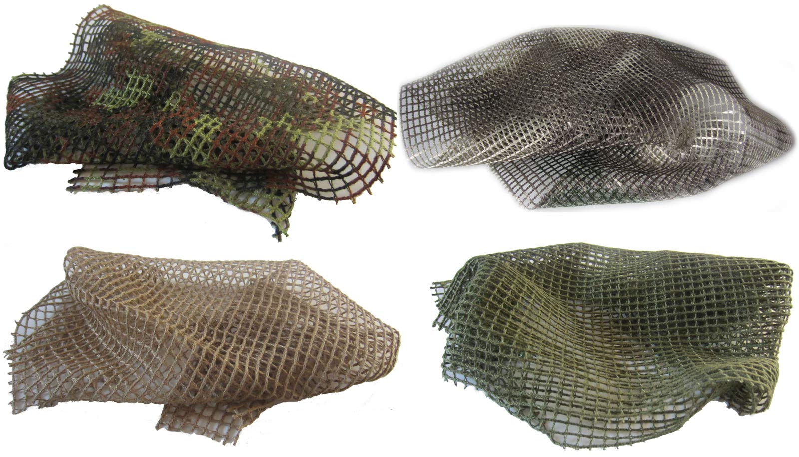 Model Making Camouflage Net 1:16 RC Tank Accessories in 6 Sizes 4 Colours for Camouflage Cannon Tube and Body or Can Be Used for Your Military Diorama