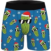 Ainuno Christmas Underwear for Men Hilarious Gag Gifts Funny Novelty Holiday Boxer Briefs No Fly