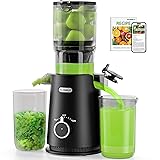 ECOSELF Cold Press Juicer Easy to Clean, with Wide