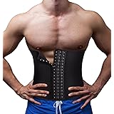 TAILONG Men Waist Trainer Belt Workout for Body Weight Loss Fitness Fat Burner Trimmer Band Back Support