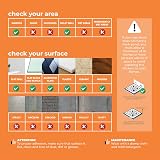WALPLUS Marble Tile Stickers Glossy Waterproof Light Grey 24 pcs 15cm Kitchen view 8