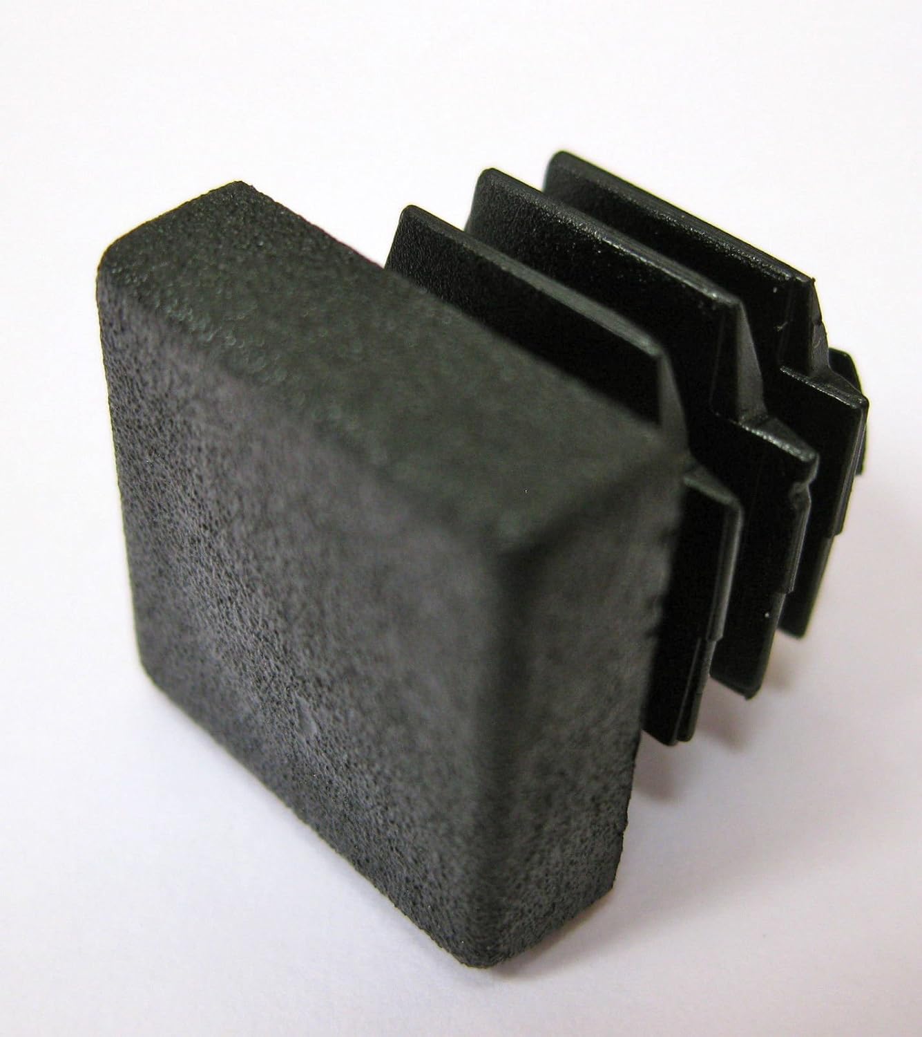 Square Plastic Black Blanking End Caps Tube Pipe Inserts Plug Bung Box