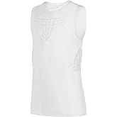 TUOYR Youth Padded Compression Shirt Vest Rib Chest Protector Football Baseball