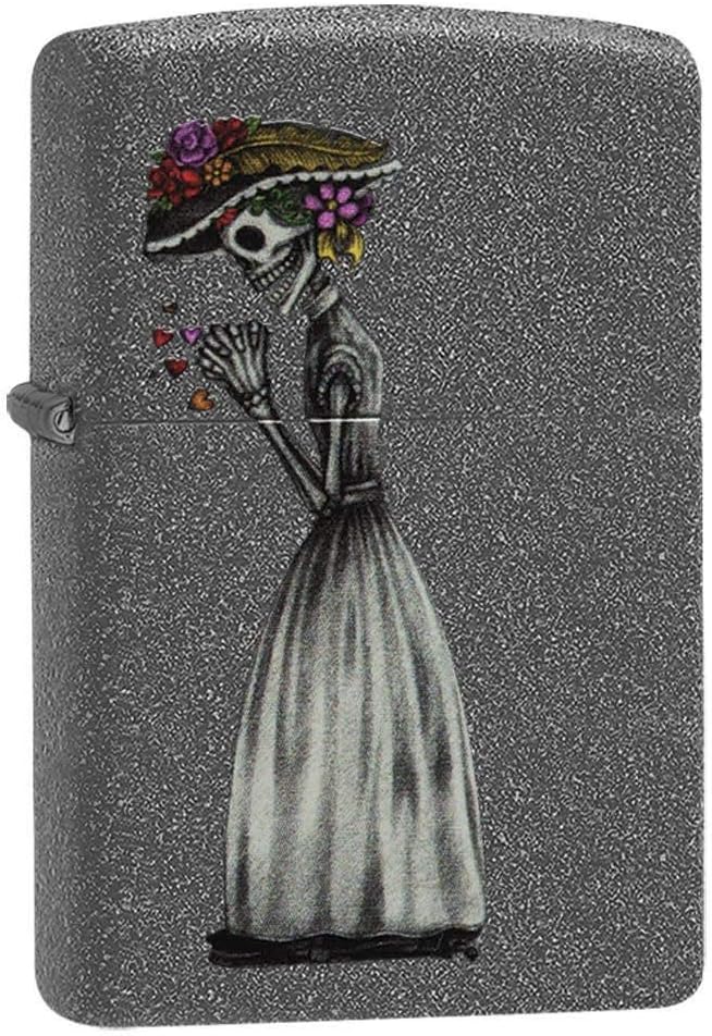 Zippo Day of The Dead Skulls Regular Lighter - Iron Stone, 1 x 3,5 x 5,5 cm - Image 4