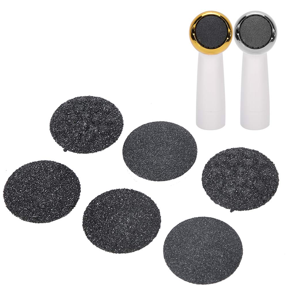 6pcs Electric Upgraded Foot File Grinder Head Dead Skin Remover Pedicure Heel Grinder Head