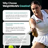 WeightWorld Creatine Monohydrate Powder 500g 165 Servings 200 Mesh view 9