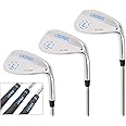 LAZRUS Premium Forged Golf Wedge Set for Men - 52 56 60 Degree Golf Wedges + Milled Face for More Spin - Great Golf Gift