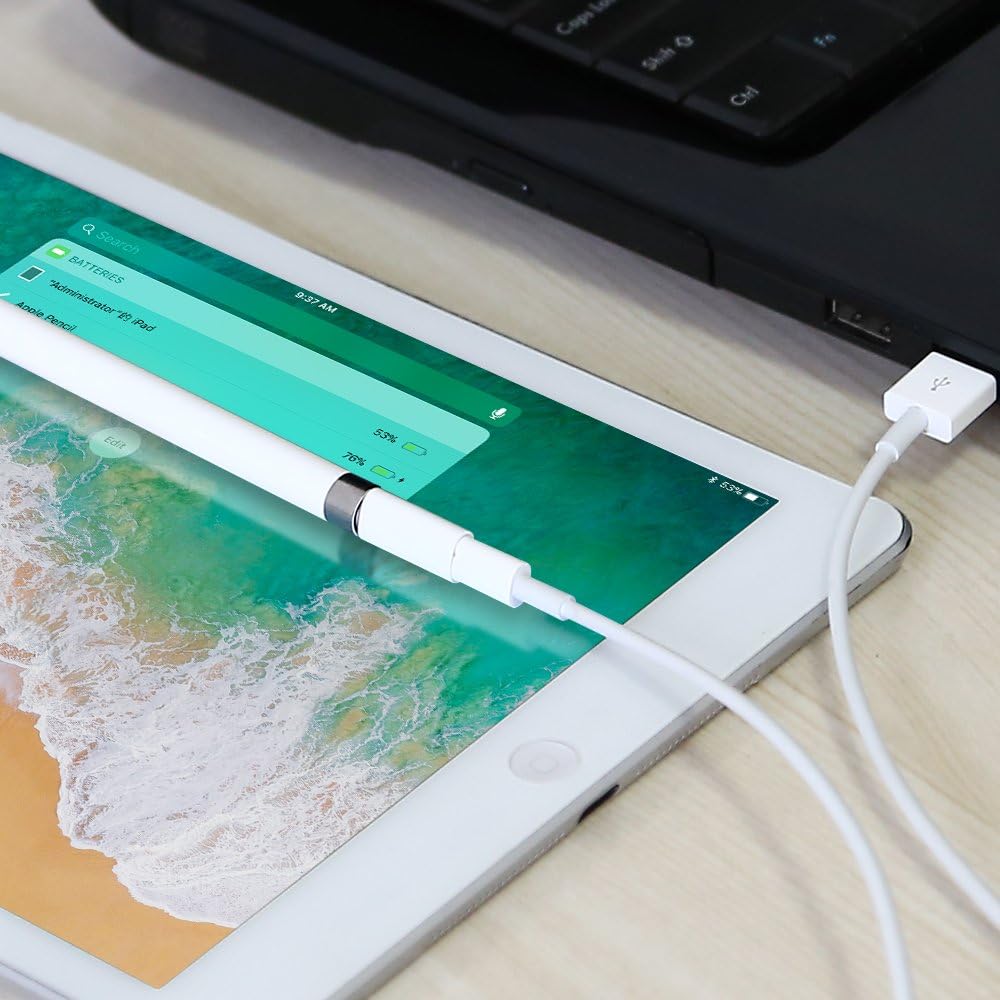 ACOCOBUY Compatible with Apple Pencil Charger Adapter for iPencil 1st gen Adaptor Charging Adapter Compatible with Apple Pencil 1st Gen Female to Female Charge Connector for iPad Pro 12.9 1st - Image 4
