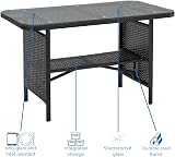 EVRE Florence Garden Lounge 4 Piece Rattan Set Anthracite view 5