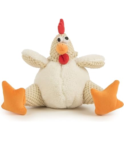 Pet Supplies : Giftable World 9 Inch Plush Pet Toy Chicken with