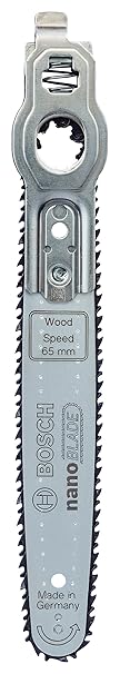 Bosch Sägeblatt Wood Speed 65 (mit NanoBlade Technologie für EasyCut 12, 50, AdvancedCut 18 und AdvancedCut 50)