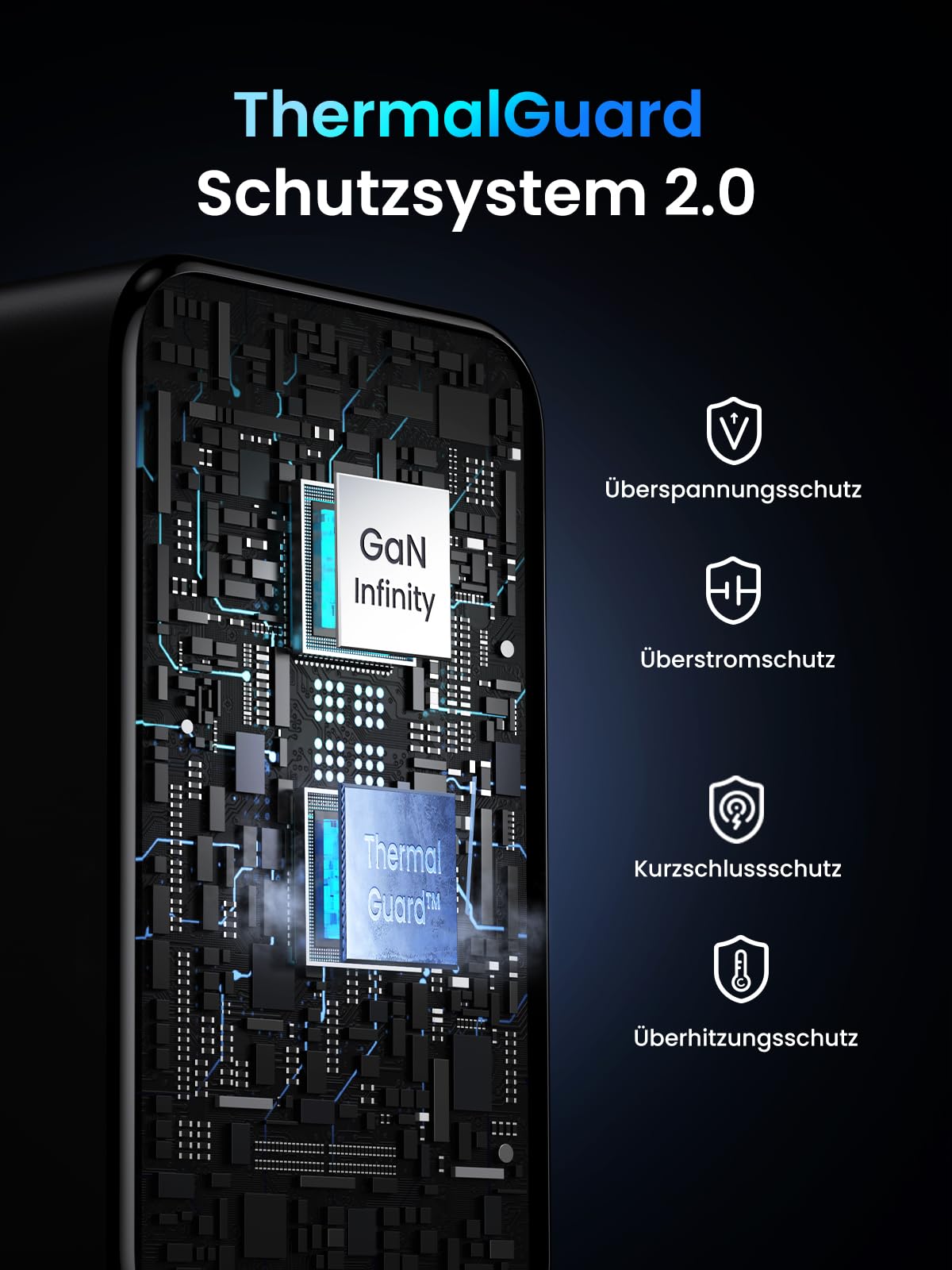 UGREEN Nexode X USB C Ladegerät 100W Mini GaN Charger 3-Port PD Netzteil Kompaktes Schnellladegerät PPS 45W Kompatibel mit MacBook Pro, iPhone 17 Air, 16, Galaxy S25 Ultra 5