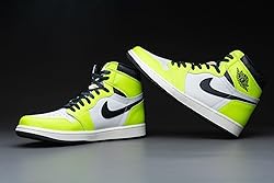 Nike Men's Air Jordan 1 Retro High Og Shoes, Volt
