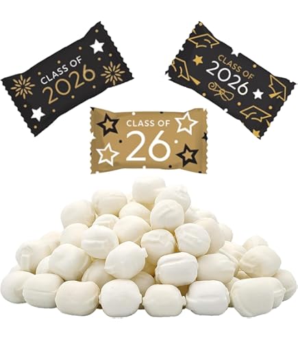 Amazon.com : Graduation PEPPERMINTS 100 Count Wrapped- Mint Congrats Grad  Candy-Individually Wrapped : Everything Else