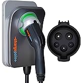 ChargePoint HomeFlex Level 2 EV Charger J1772 - Fast Smart Battery Power Charging at Home for Electric Automobile Vehicles - Hardwired for Electric Car