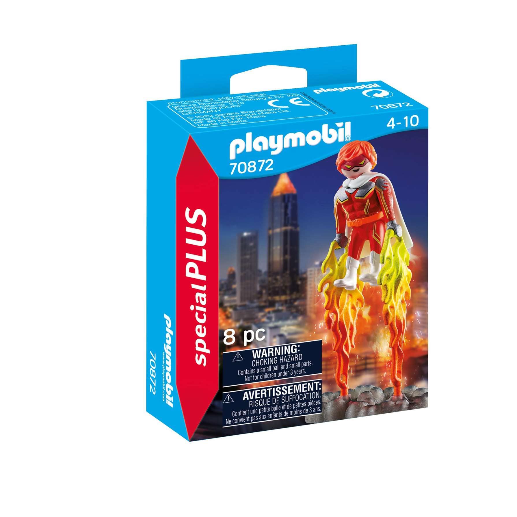 Playmobil 70872 Super Hero, Fun Imaginative Role-Play, PlaySets Suitable for Children Ages 4+