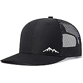 Kenswalk Mountains Trucker Hat Snapback for Men Adjustable Mesh Outdoor Baseball Cap