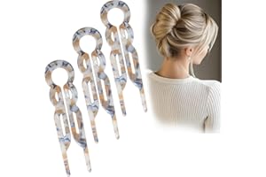 ELEFUTURA Lialys Hair Pin, Prestige Hair Pin,New Hair Accessories, Elegant Hair Clips for Women, Suitable for All Hair Types (3PCS-E)