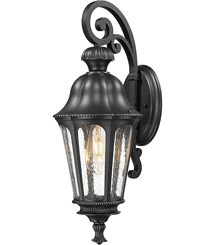 zeyu Large Outdoor Wall Light Fixtures, 28 Inch Modern Farmhouse