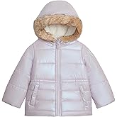 OSHKOSH B'GOSH baby-girls Warm Winter Parka Coat With Faux Fur Sherpa-lined Hood
