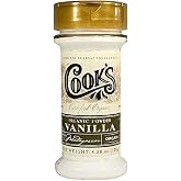 Cook's Organic Vanilla Powder for Baking, Powdered Vanilla Extract, 4.5 oz | Alcohol-free flavoring; all natural, vegan &amp; kosher; CCOF certified