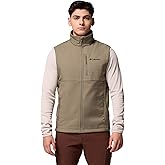 Columbia Mens Ascender II Softshell Vest, Stone Green, Small