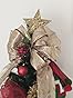 Kurt S. Adler Unlit Gold Glittered 5-Point Star Christmas Treetop - 8 Inches in the Christmas