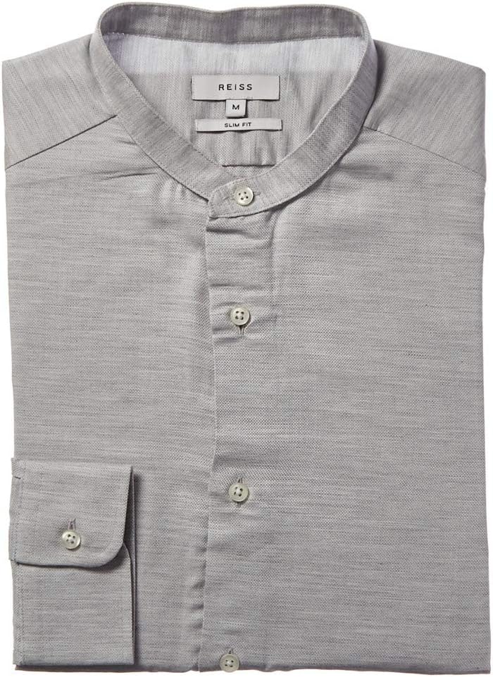 Reiss Mens Bradley Shirt, XL, Grey
