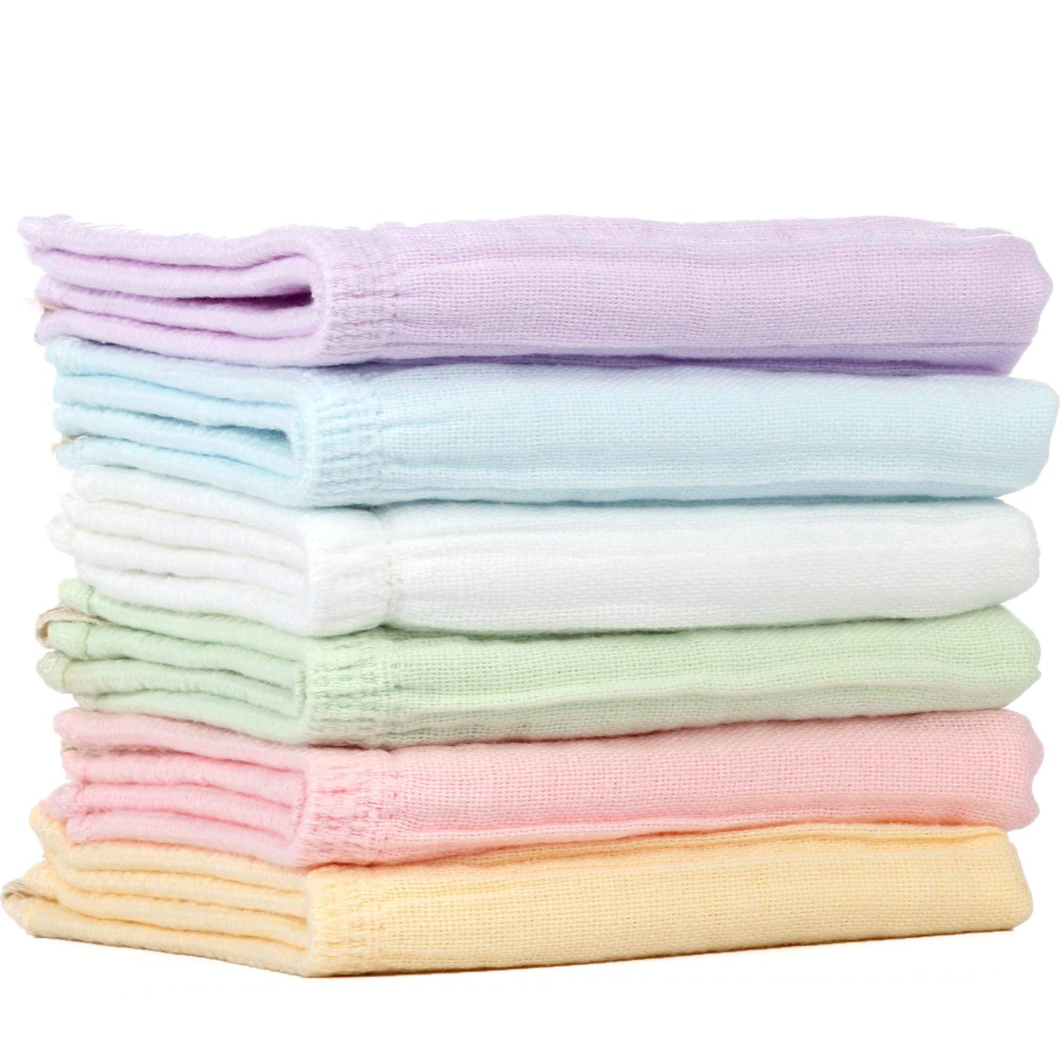PREMIUM Organic Muslin Baby Washcloths Towels Bamboo Unisex Baby Shower