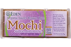 Eden Organic Sweet Brown Rice Mochi, Traditionally Made in Japan, Whole Grain, Macrobiotic, 10.5 oz