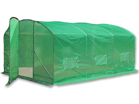 'Extreme' 4m x 3,5m, 6m x 3,5m oder 8m x 3,5m extrabreite Folientunnel, hohe Wände, für Profizüchter. Verstrebung auf ganzer 