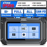 XTOOL IP500 for GM OBD2 Scanner, Full Systems Bidirectional Scan Tool | Fit for Buick/Chevy/Cadillac/GMC, Crank Sensor Relearn, Diagnostic Scanner with All Services-Injector/EPB/ABS,Lifetime Update
