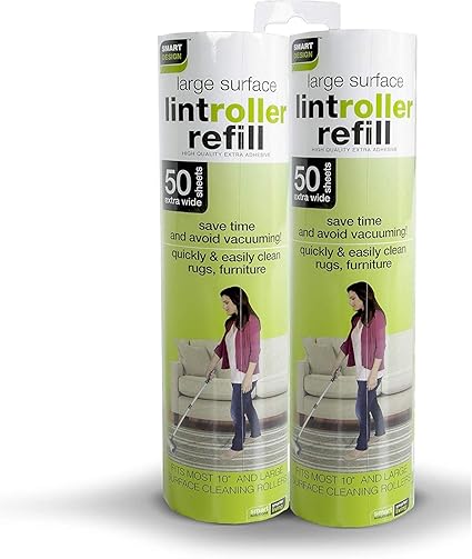 Amazon Com Smart Design Floor Lint Roller Refill Easy Peel