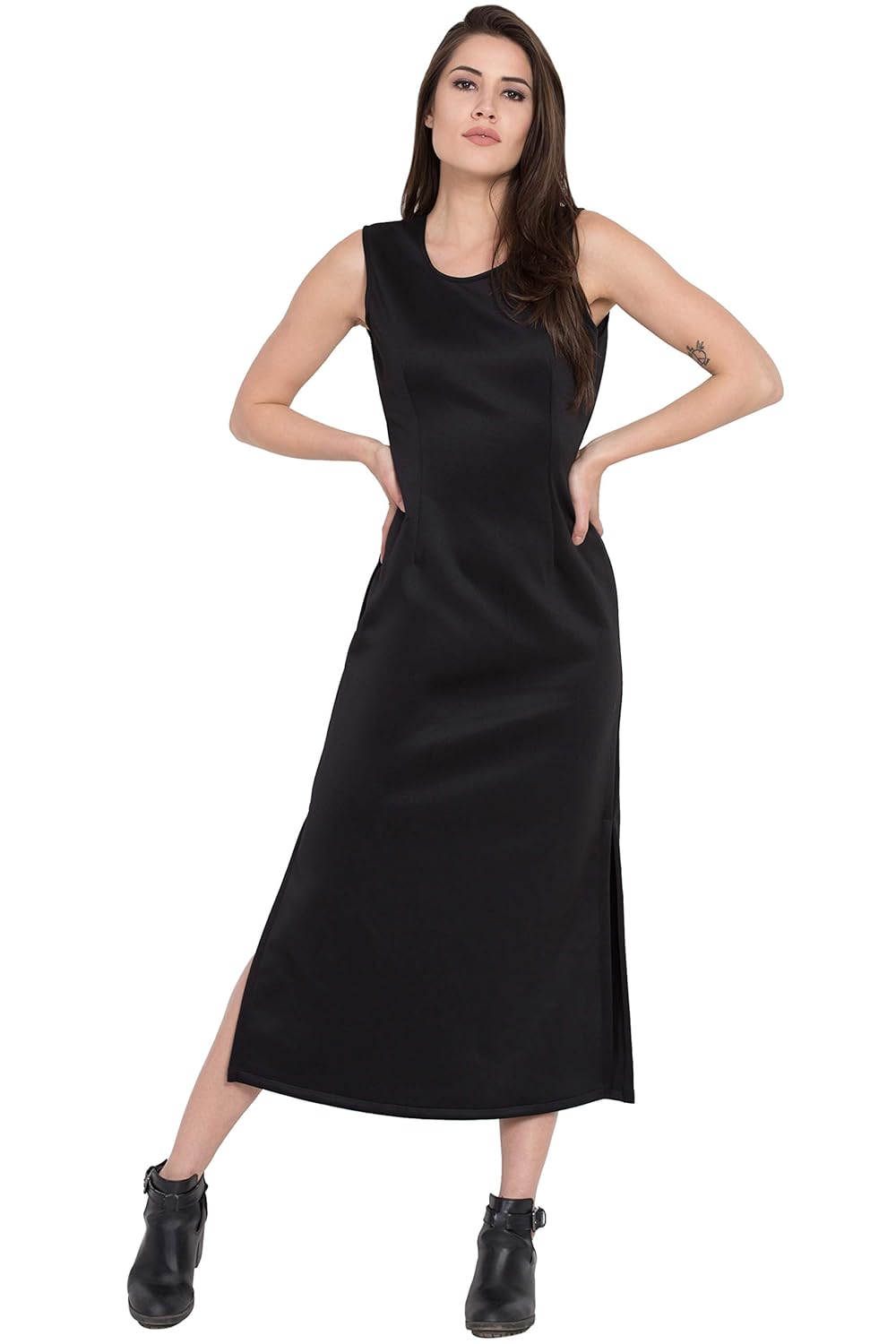 calf length bodycon dress