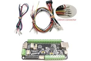 SZJLMKJ Advanced Breakout Fightting game controll Board USB Passthrough Edition Integrated Pico Fighting Board For PC PS4 (Board with hit harness)