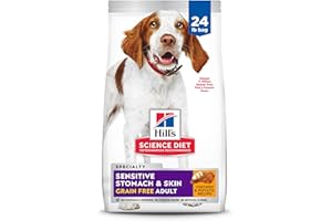 Hill's Science Diet Adult Sensitive Stomach & Skin Grain Free Dry Dog Food, Chicken & Potato Recipe, 24 lb Bag