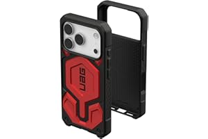 URBAN ARMOR GEAR UAG Designed for iPhone 17 Pro Case Monarch Pro - Compatible with MagSafe Military Grade Protective Cover, Crimson