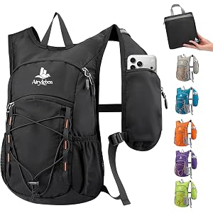 14L Small Hiking Backpack,Lightweight Packable Travel Daypack for Men Women | Quick Phone Pocket, Breathable Material, Water
