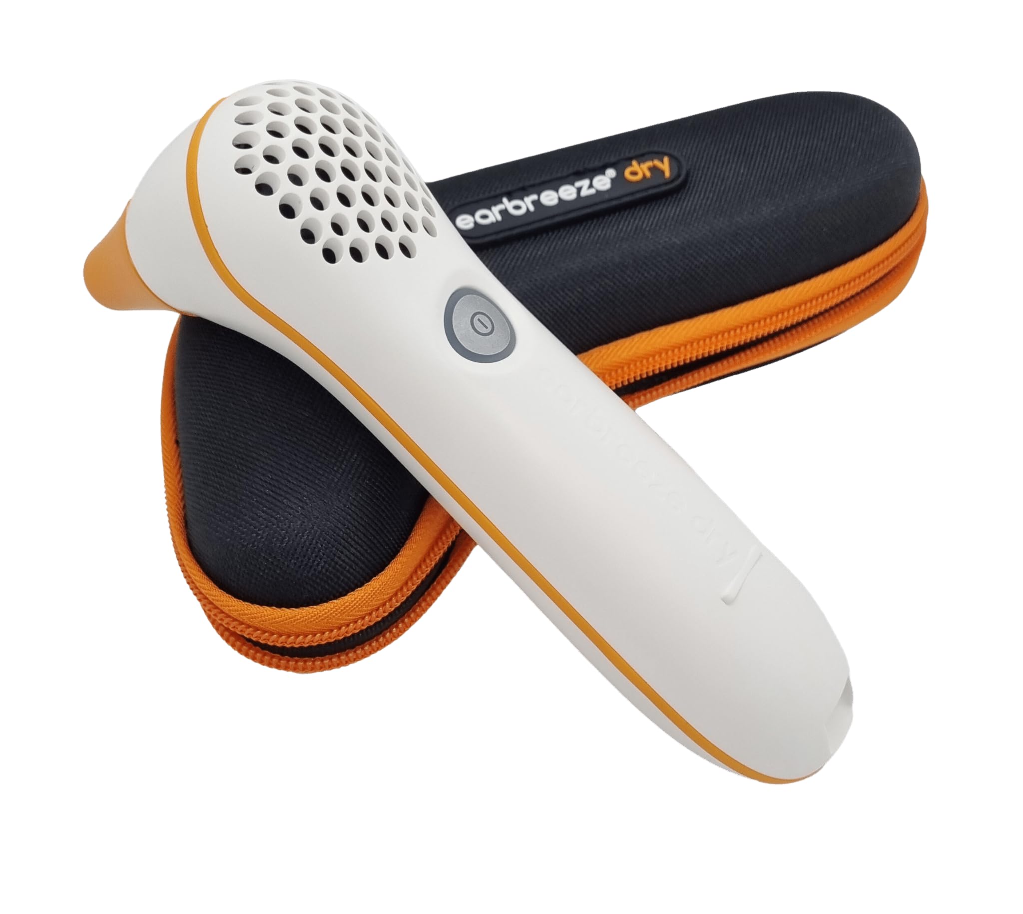 earbreeze Dry compact - the compact warm air ear dryer to prevent ear pain - avoid inflammation of the ear canal (otitis externa) by dry ear - dry water in the ear, White, M