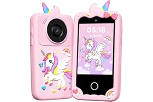 TICTIKY Appareil photo intelligent pour enfants, cadeaux d'anniversaire de Noël pour les petites filles de 3 à 10 ans, jouets
