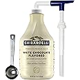 Ghirardelli White Chocolate Flavored Sauce 87.3 Ounce with Ghirardelli Pump and Spoon
