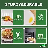 Ask Packaging 10 Inch Bagasse Plates 150 Pack Compostable Microwave Safe view 5