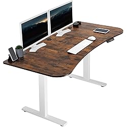 VIVO Electric 63 x 32 in Rustic Standing