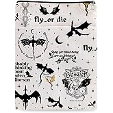Romantasy Dark Academia Dragons Book Sleeve, Fantasy Novel Reader Gift, Bookish Gifts, Book Inspired Gift, Paperback Book Protector Book Cover Dragons Lovers Book Gifts (Dragons Book Sleeve-1104)