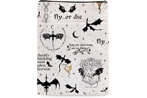 MAYDVDV Romantasy Dark Academia Dragons Book Sleeve, Fantasy Novel Reader Gift, Bookish Gifts, Book Inspired Gift, Paperback Book Protector Book Cover Dragons Lovers Book Gifts (Dragons Book Sleeve-1104)